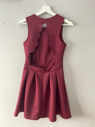 Vestido granate neopreno