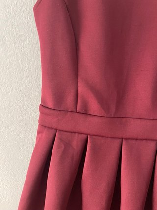 Vestido granate neopreno