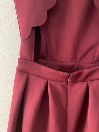 Vestido granate neopreno