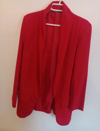 Abito Blazer Rosso Asos Taglia S