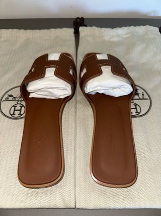 Sandali Hermes Oran Marroni