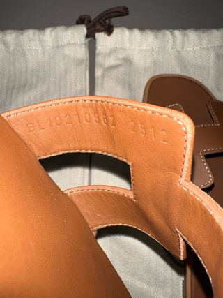 Sandali Hermes Oran Marroni