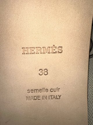 Sandali Hermes Oran Marroni