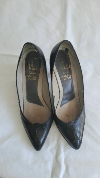 Zapatos Vian Leon Tacon Negro Talla 36
