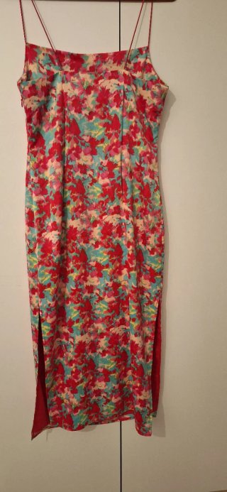 Vestido tirantes estampado floral