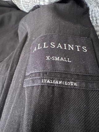 Abrigo mohair y lana All Saints