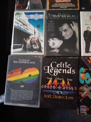 Lote 12 DVDs: Marc Anthony,Alejandro Fernández...