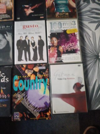 Lote 12 DVDs: Marc Anthony,Alejandro Fernández...