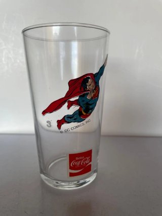 6 bicchieri Superman Coca-Cola