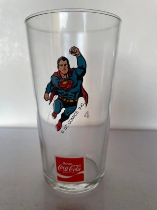 6 bicchieri Superman Coca-Cola