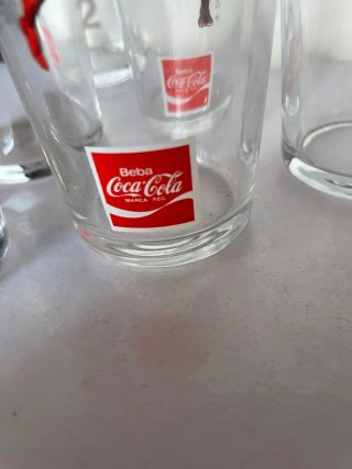 6 bicchieri Superman Coca-Cola