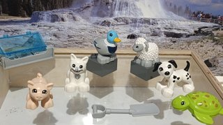 LEGO DUPLO Moto con Minnie y Plutón