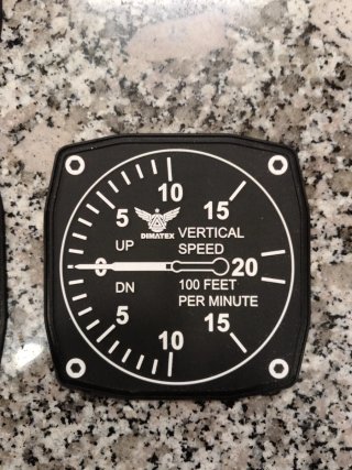 Posavasos Set 4 Instrumentos Aviación