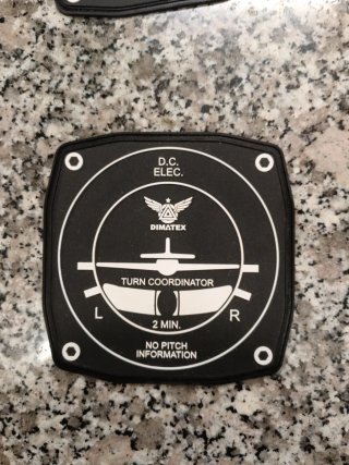 Posavasos Set 4 Instrumentos Aviación
