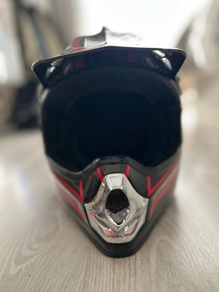 Casco Nitro MX403 Enduro Negro y Rojo