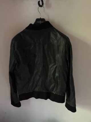 Chaqueta Cuero Zara Talla M Hombre