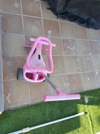 Triciclo infantil rosa