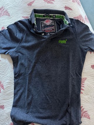 Polo Superdry Talla S Gris