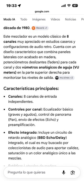 Mesa de mezclas Inkel MX201