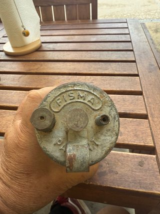Candil de carburo antiguo