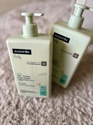 Suavinex Baby Gel-Crema Baño Suave Lote 2