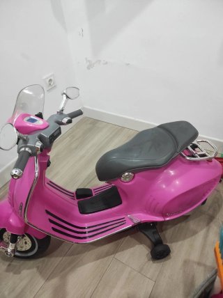 Moto Eléctrica Niña 12V Rosa