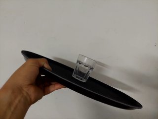 Bandeja servicio antideslizante, HENDI, ø500xH22mm