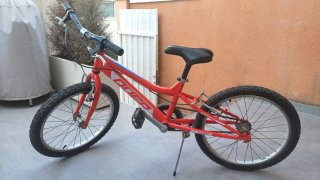 Bicicleta infantil Quer Mission 20'' roja