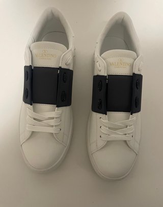Zapatillas Valentino Garavani Open Blancas/Azul