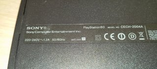 Consola Rota Sony PS3 Slim Negra Averiada