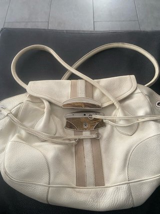 Bolso Prada Beige/Blanco Piel