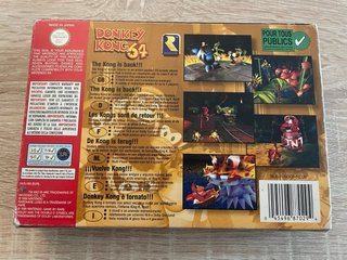 Donkey Kong 64 N64 - Scatola, Manuale e Cartuccia