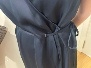 Vestido Armani Mujer Azul Marino Nuevo
