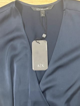 Vestido Armani Mujer Azul Marino Nuevo