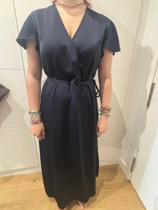 Vestido Armani Mujer Azul Marino Nuevo
