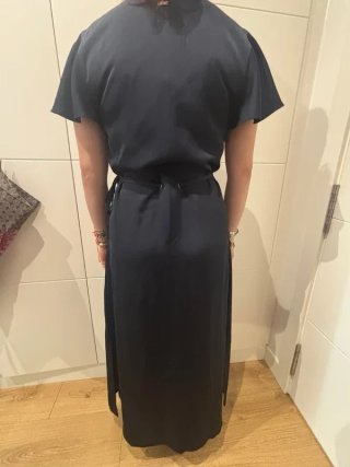 Vestido Armani Mujer Azul Marino Nuevo