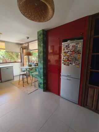 Cocina completa roja