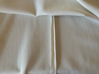 Vestido blanco con cremallera