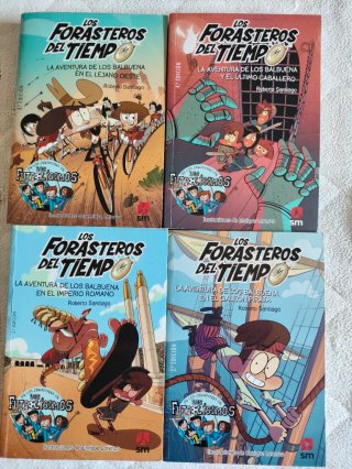 Lote de libros de Los forasteros del tiempo
