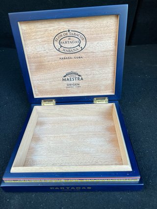 Scatola vuota humidor di sigari Partagás Origen Línea Maestra