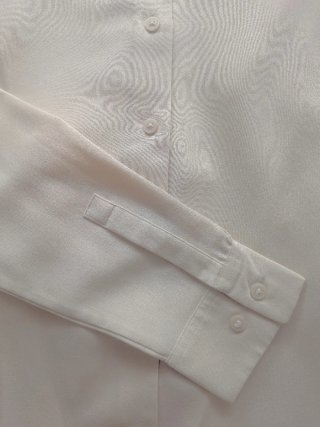 Camicia smart casual bianco grezzo