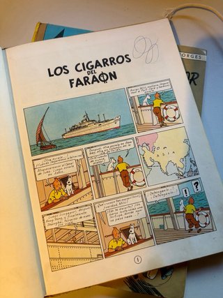 Tintin los cigarros del faraon 1 edición 1964