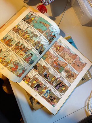 Tintin los cigarros del faraon 1 edición 1964