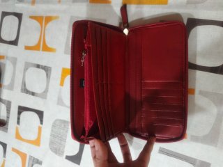 Monedero rojo Misako