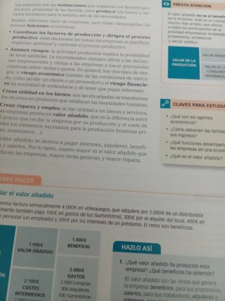 Economía, ESO 4 serie Analiza