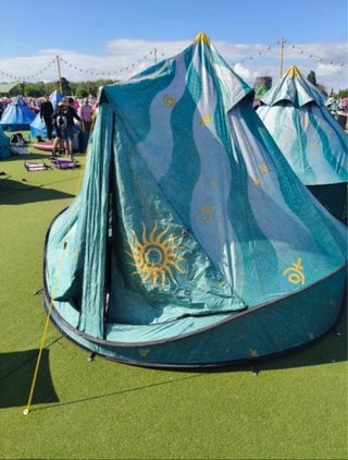 Tienda de campaña Tomorrowland Easy Tent azul 2pax