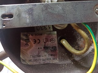 Lampadario metallo brunito vetri ambrati a 2 luci