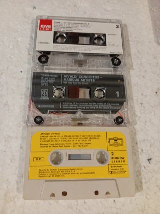 3 CASSETTES VIVALDI