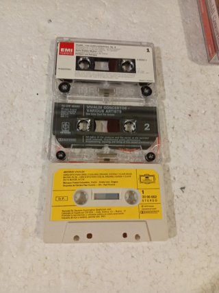 3 CASSETTES VIVALDI