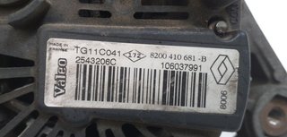Renault 211826 alternador 8200410681b grand scenic